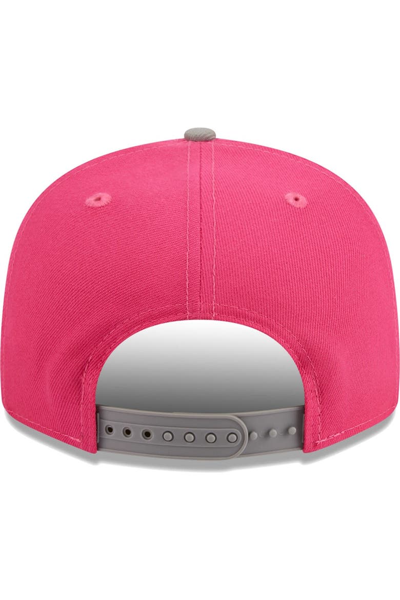 Men's New Era Pink/Gray Arizona Cardinals 2-Tone Color Pack 9FIFTY Snapback Hat, Alternate, color, Pink