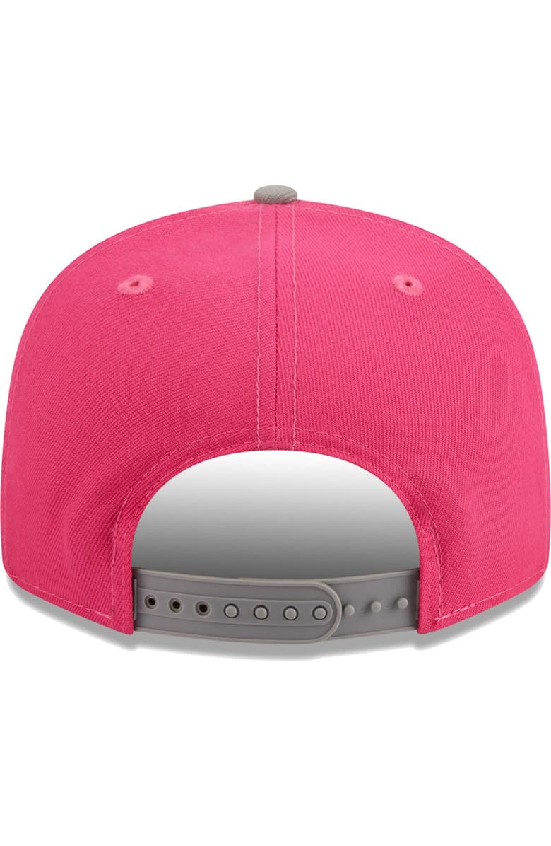 New Era Men's New Era Pink/Gray Arizona Cardinals 2-Tone Color Pack 9FIFTY Snapback Hat, Alternate, color,