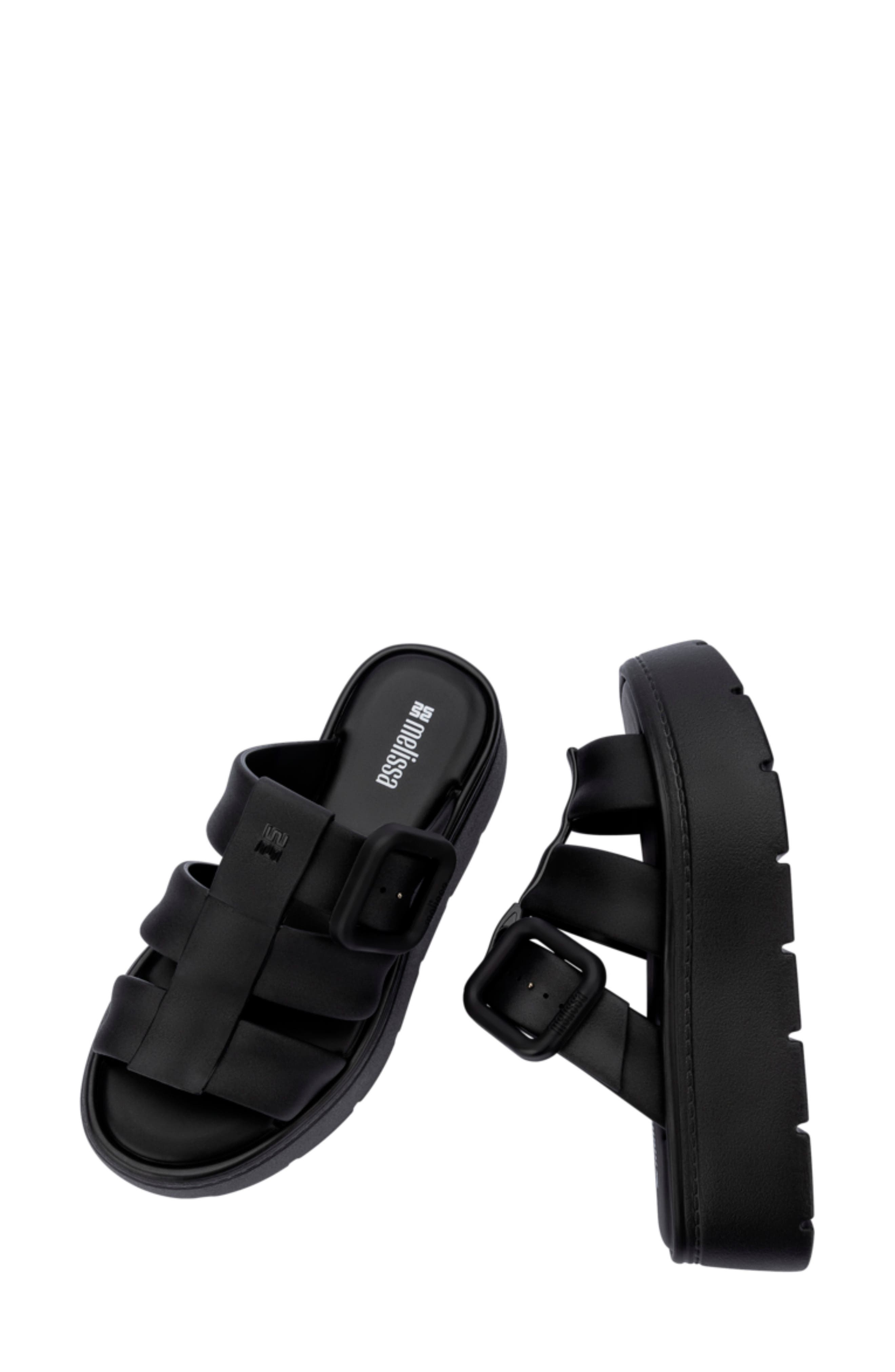 Melissa Pump Platform Sandal, Alternate, color, Black