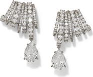 Nadri Bonne Anne Cubic Zirconia Climber Earrings