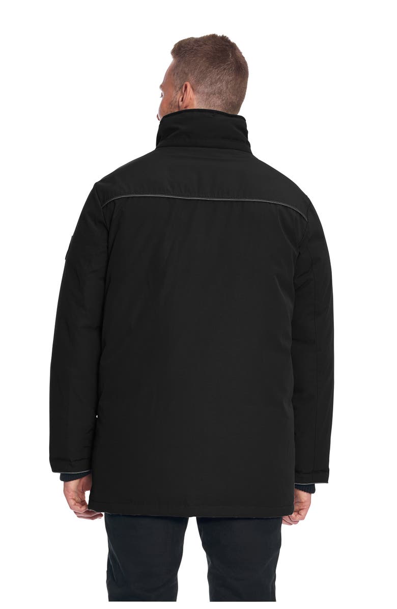 Alpine North FRASER - Vegan Down Winter Parka with Removable Faux Fur, Alternate, color, Black