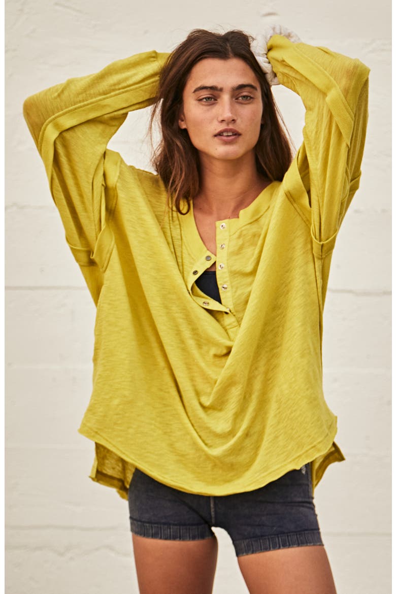 FP Movement One Up Long Sleeve Top, Alternate, color, SPARKLING CITRUS