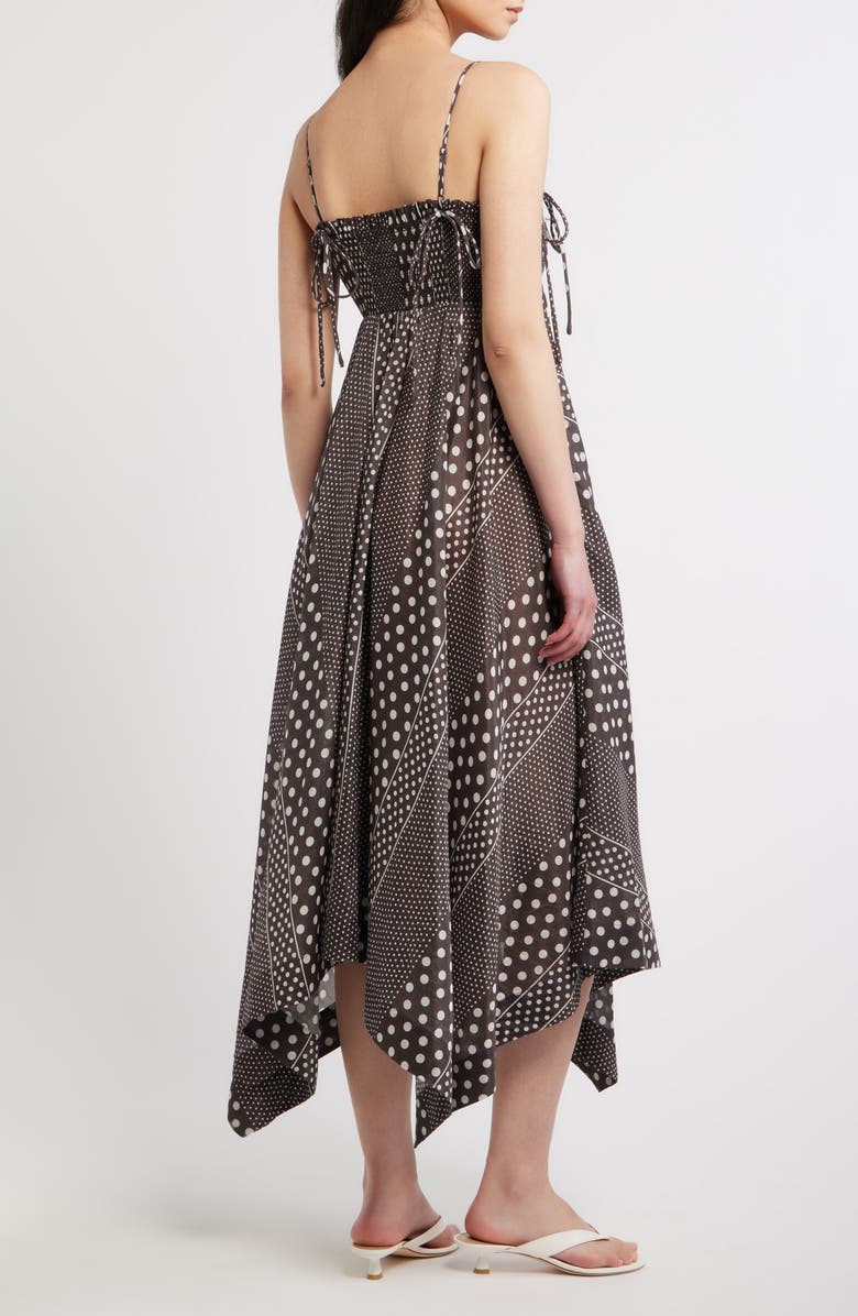 Damson Madder Nani Handkerchief Hem Sundress, Alternate, color, Dark Brown