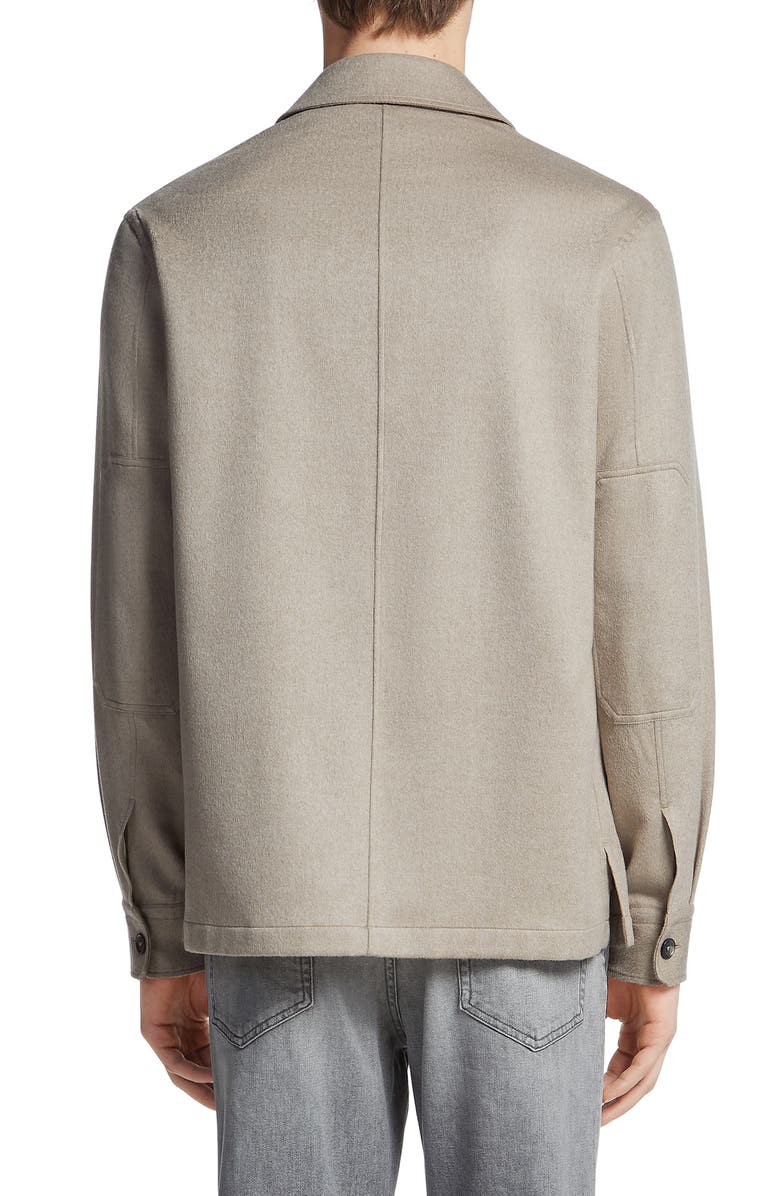 ZEGNA Oasi Cashmere Overshirt, Alternate, color, 