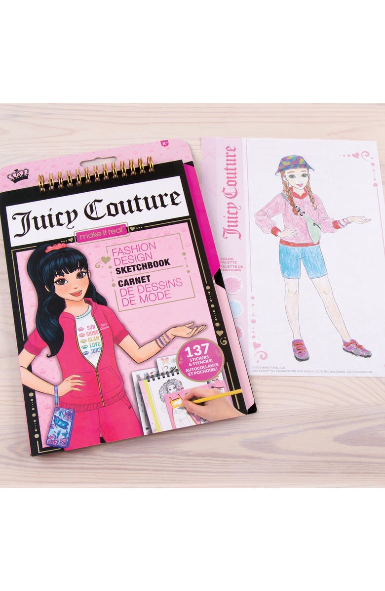 Juicy Couture Fashion Design Sketchbook, Alternate, color, Multicolored