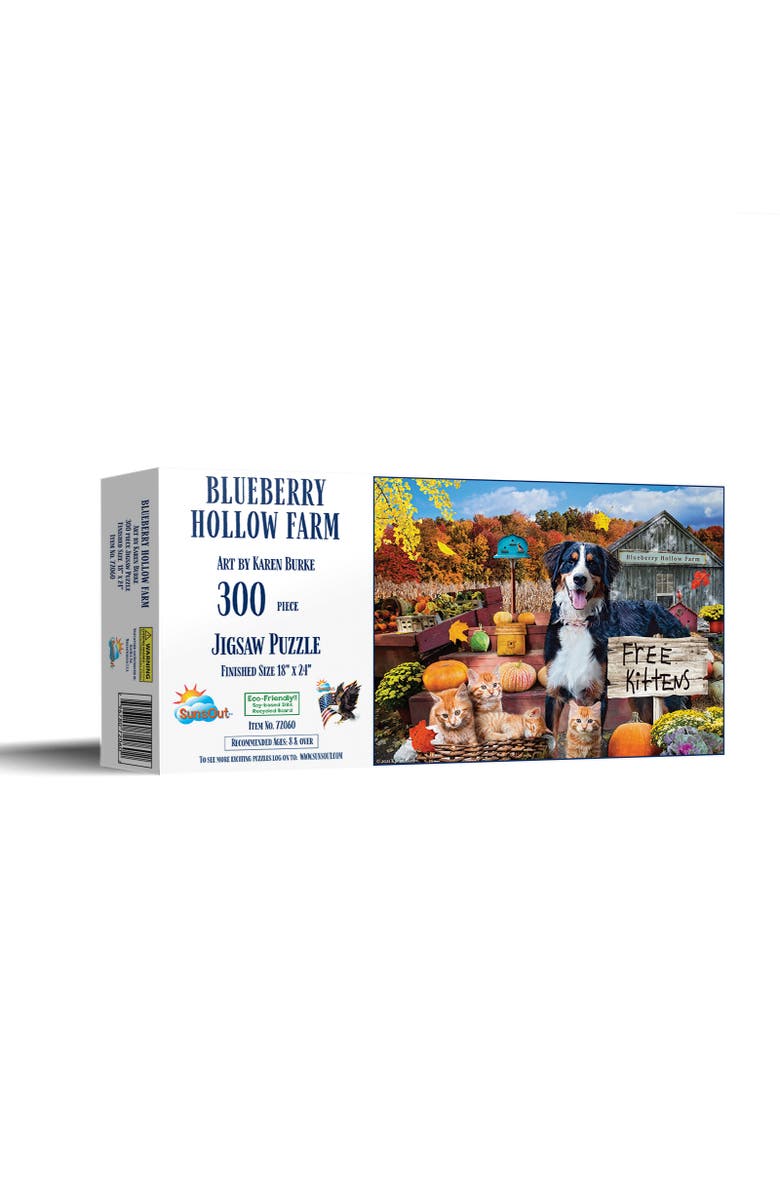 Sunsout Blueberry Hollow Farm 300 piece Jigsaw Puzzle for Adults, Main, color, Multicolor