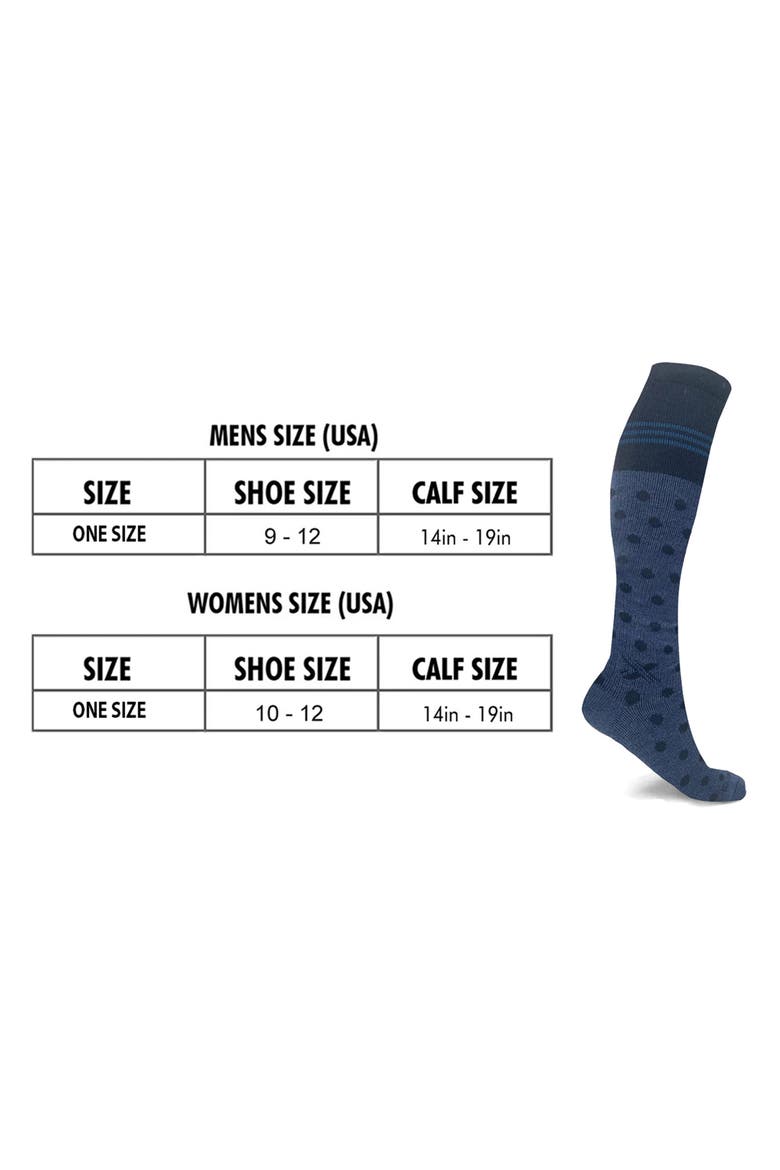 3-Pack Knee Length Compression Socks, Alternate, color, MIX