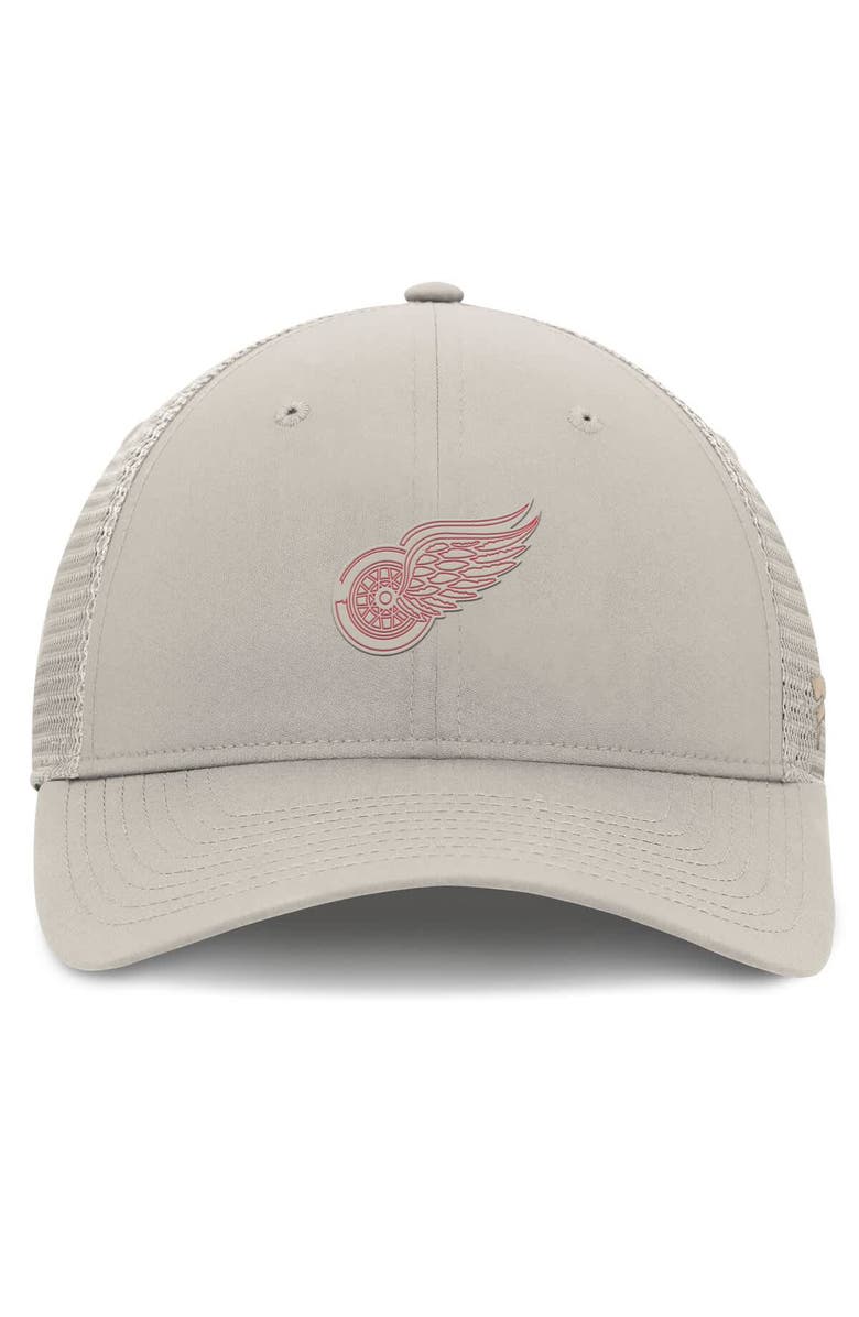 FANATICS Women's Fanatics Tan Detroit Red Wings Authentic Pro Road Trucker Adjustable Hat, Alternate, color, Tan