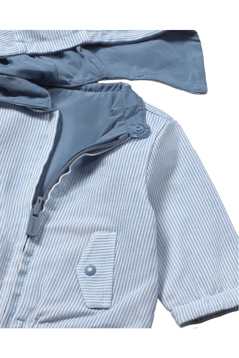 Striped Hooded Jacket, Alternate, color, Light Blue