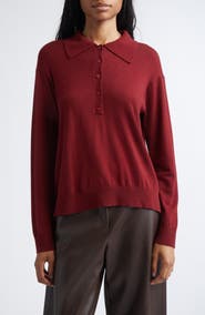 Max Mara Frisia Wool Polo Sweater