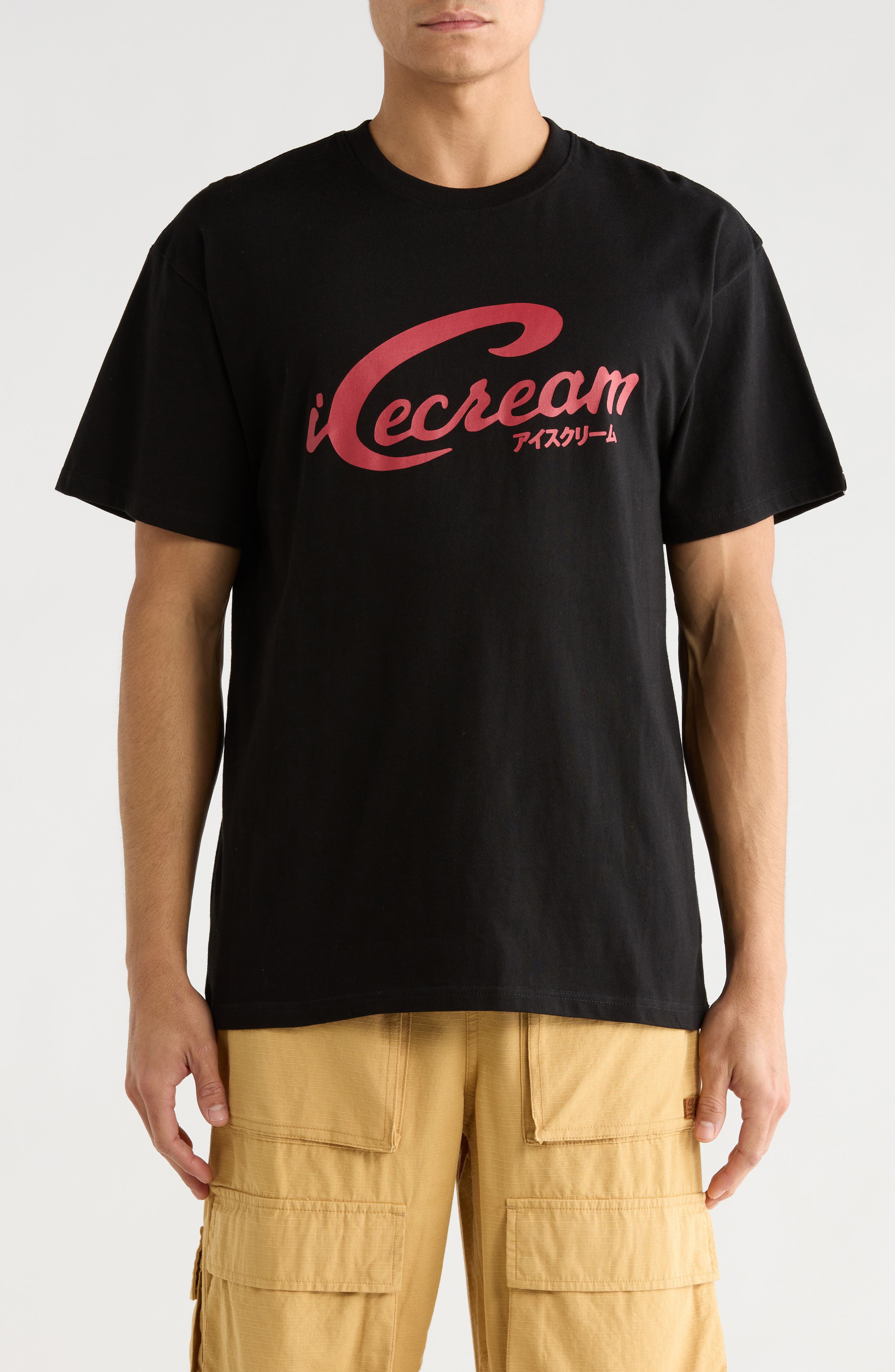 ICECREAM Script Graphic T-Shirt
