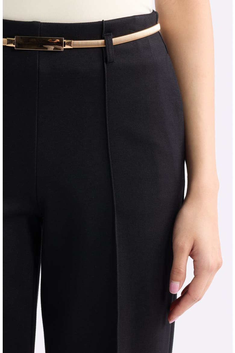 Belted Hollywood Pants, Alternate, color, ANNE BLACK