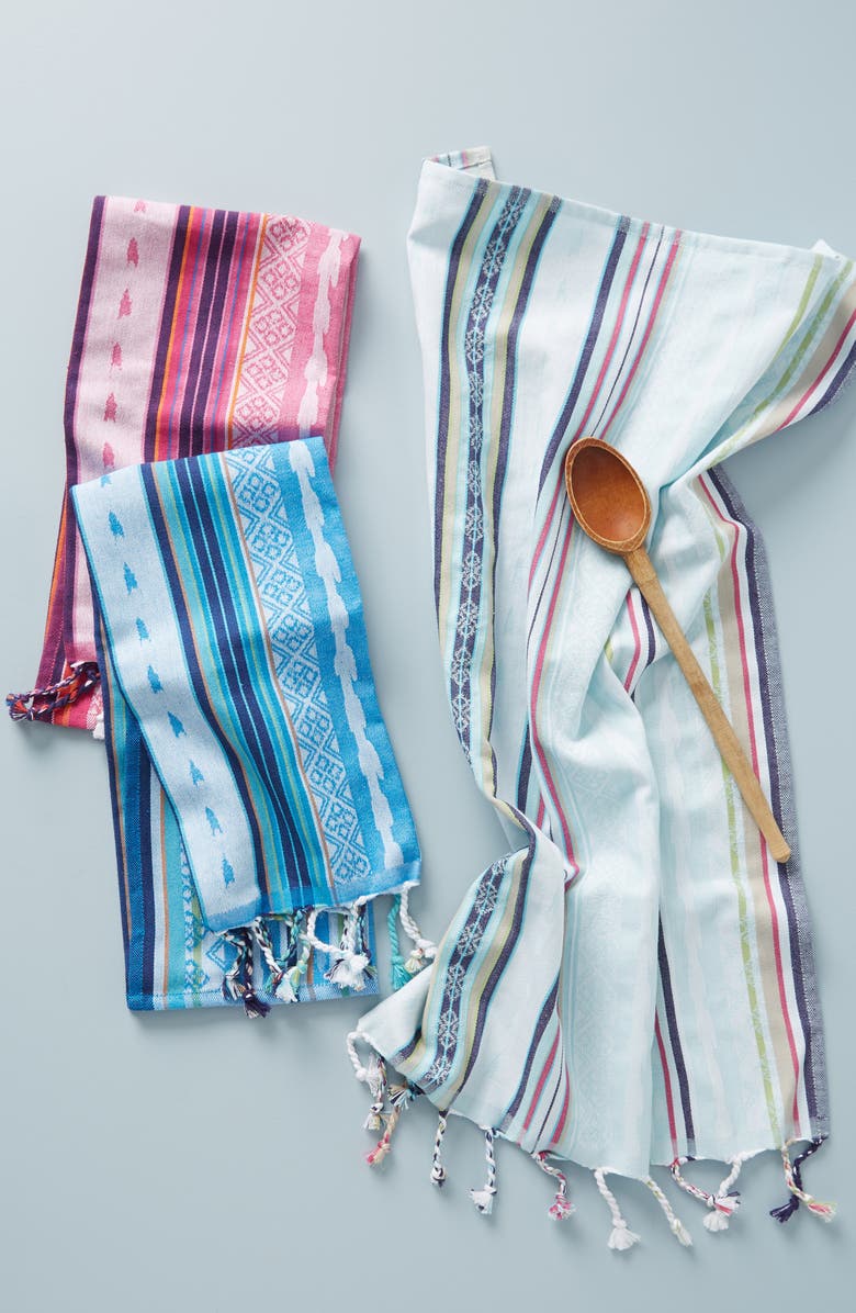 Anthropologie Home Anthropologie Zahra 3-Pack Stripe Dishtowels, Main, color,