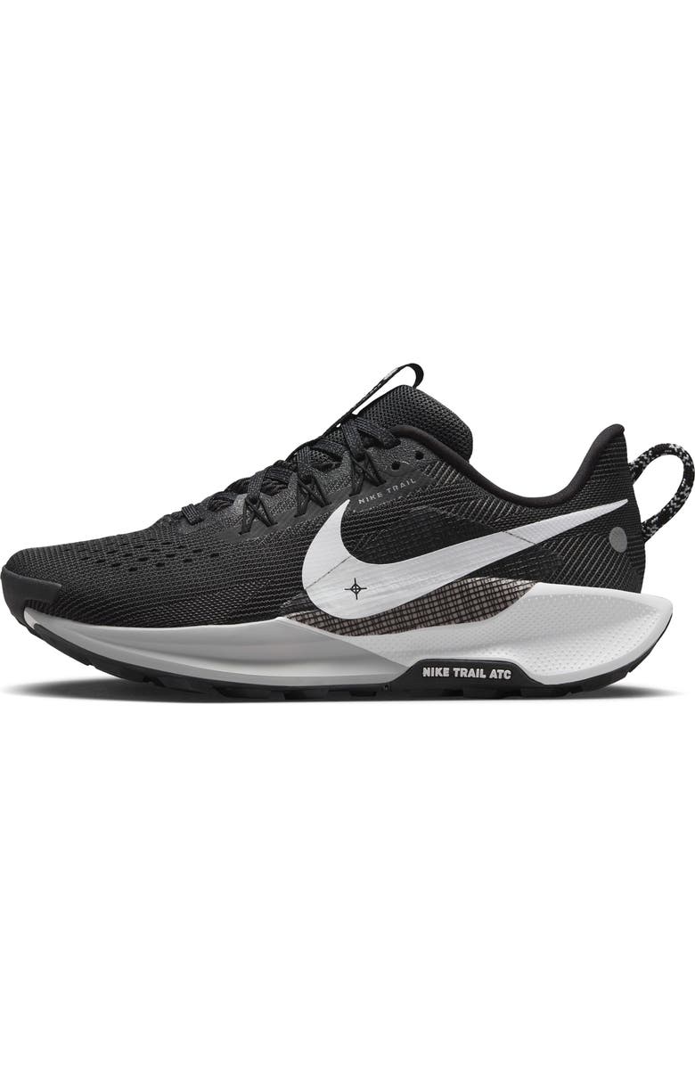 Nike ReactX Pegasus 5 Trail Running Shoe, Alternate, color, Black/ Anthracite/ Grey/ White