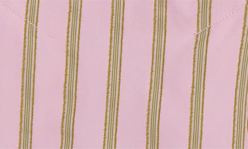 Stine Goya Soft Jacquard Weave Blouson Sleeve Top Wallpaper Stripes In Wallpaper Stripes