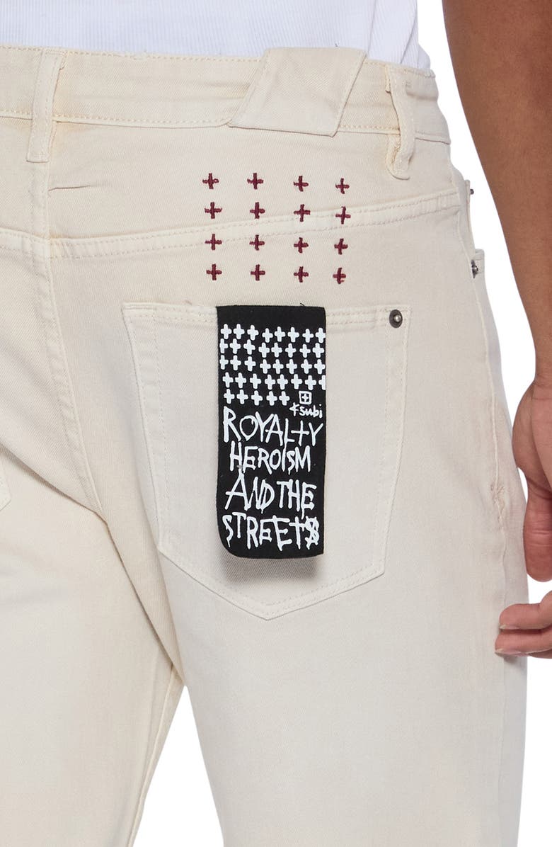 Ksubi Chitch 1999 Slim Fit Jeans, Alternate, color, Ivory