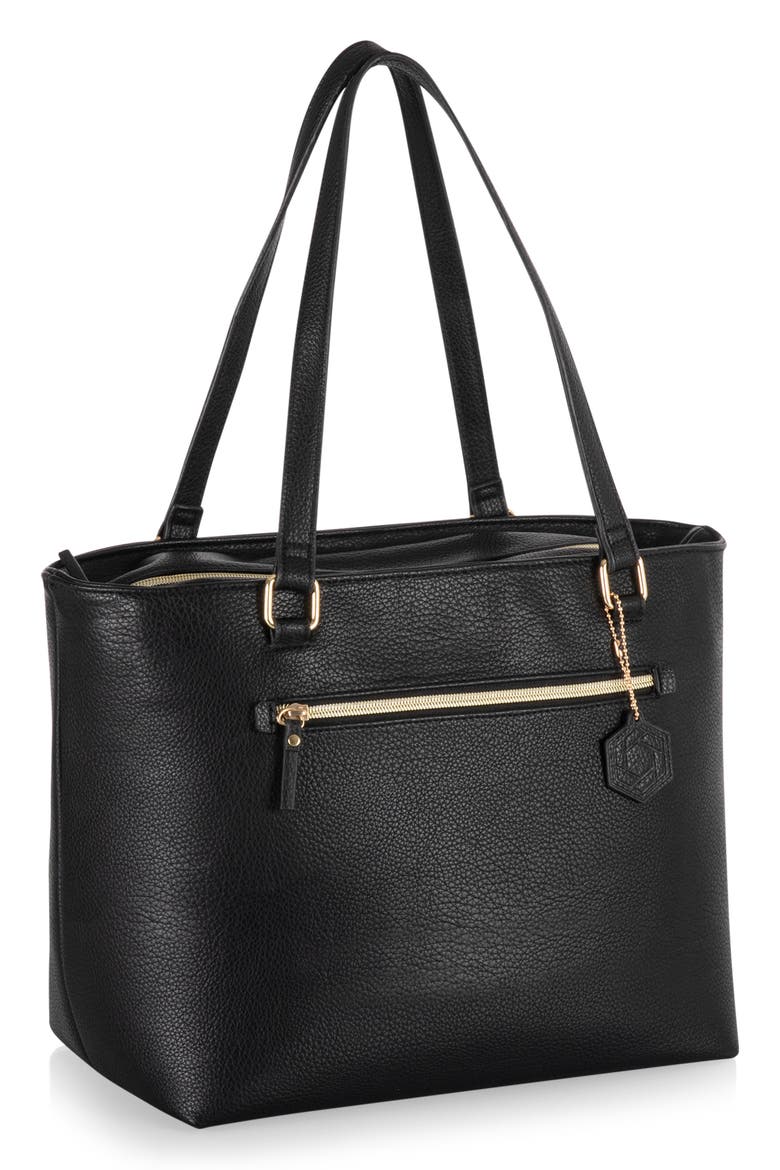 Uptown Cooler Tote, Alternate, color, BLACK