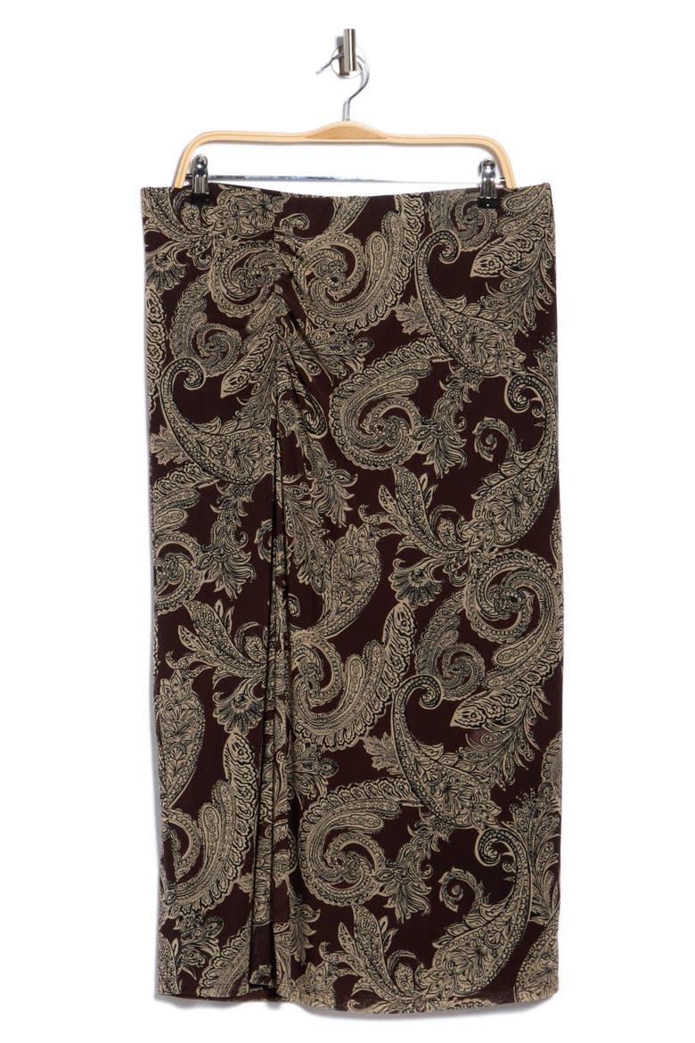 On the Way Midi Skirt, Alternate, color, BAILEY CHIP BROWN