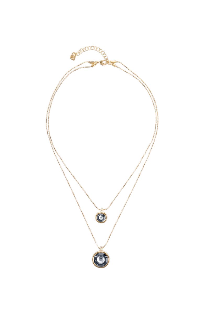 UNODE50 Double Strand Pendant Necklace, Alternate, color, Gold