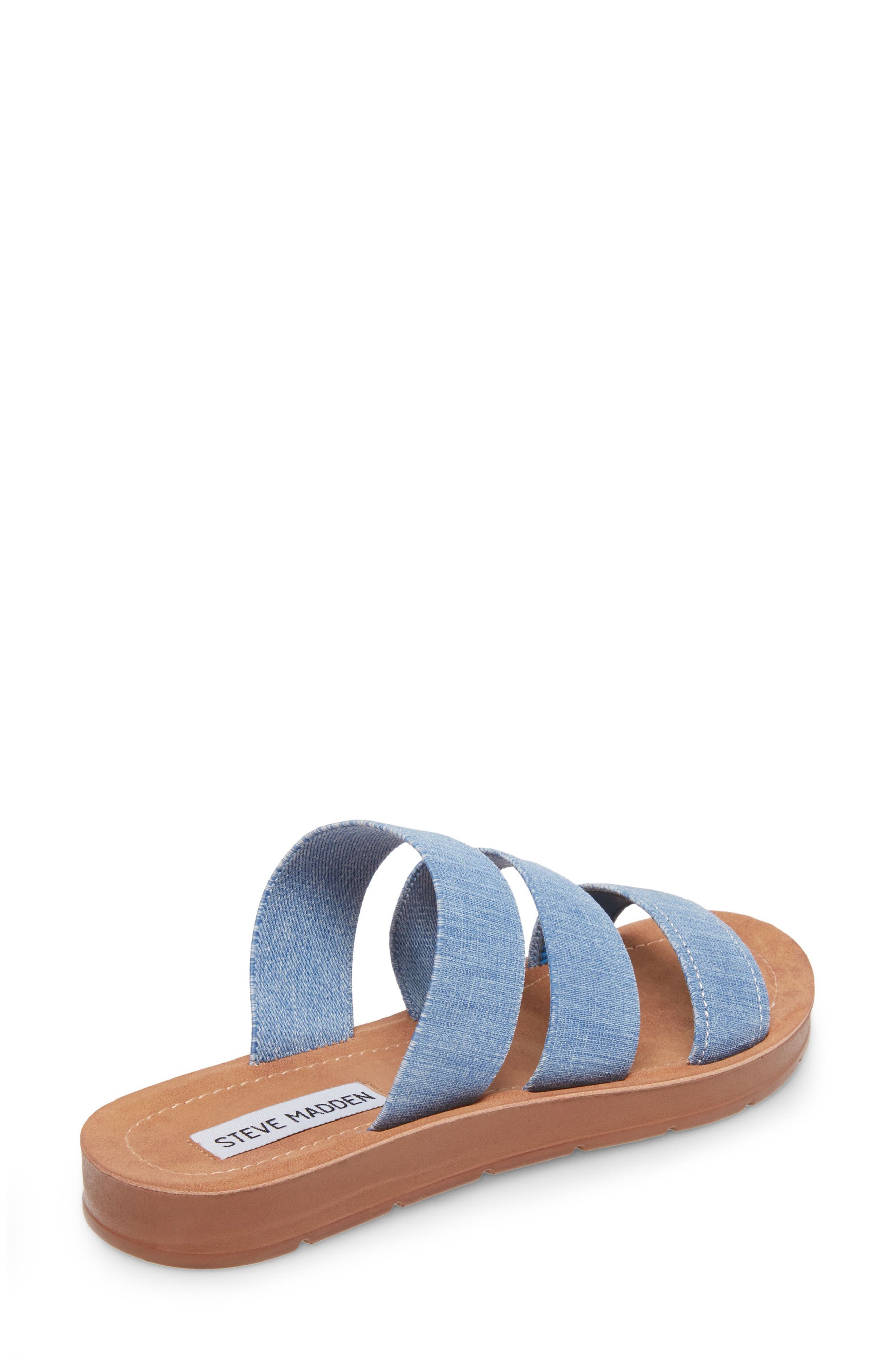 Pascale Slide Sandal, Alternate, color, DENIM