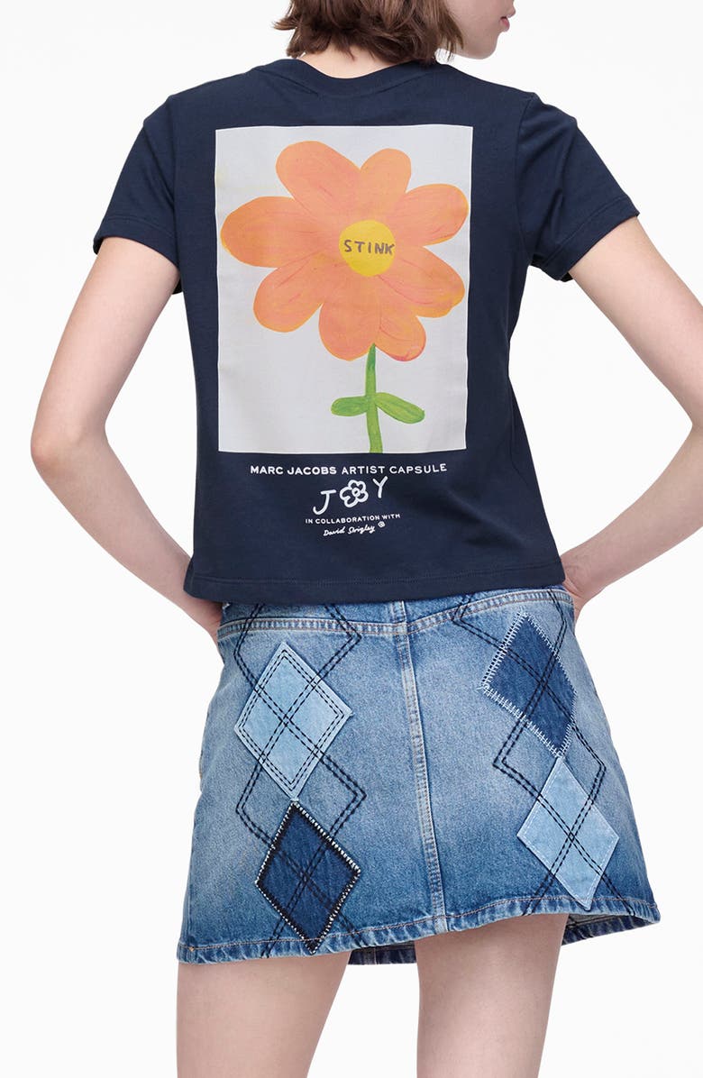 Marc Jacobs Stinky Flower Graphic T-Shirt, Alternate, color, 