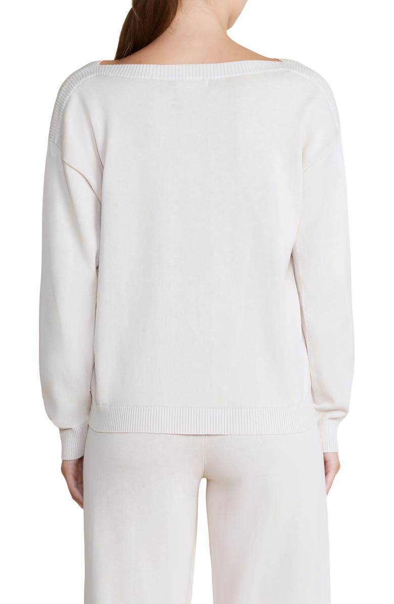 Barefoot Dreams<sup>®</sup> Sunbleached Boat Neck Top, Alternate, color, Sand Dune