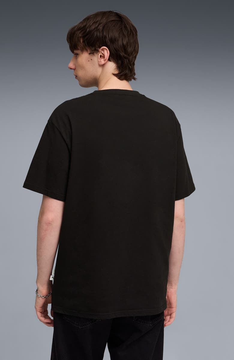 PUMA Scuderia Ferrari Tribes Cotton Graphic T-Shirt, Alternate, color, Puma Black