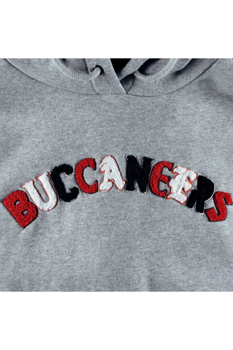 Women's The Wild Collective Gray Tampa Bay Buccaneers Cropped Pullover Hoodie, Alternate, color, Gray