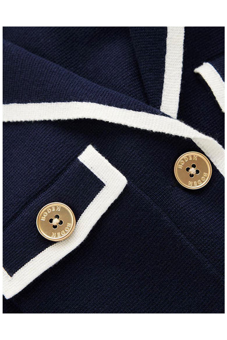 Phoebe Collared Cardigan, Alternate, color, NAVY