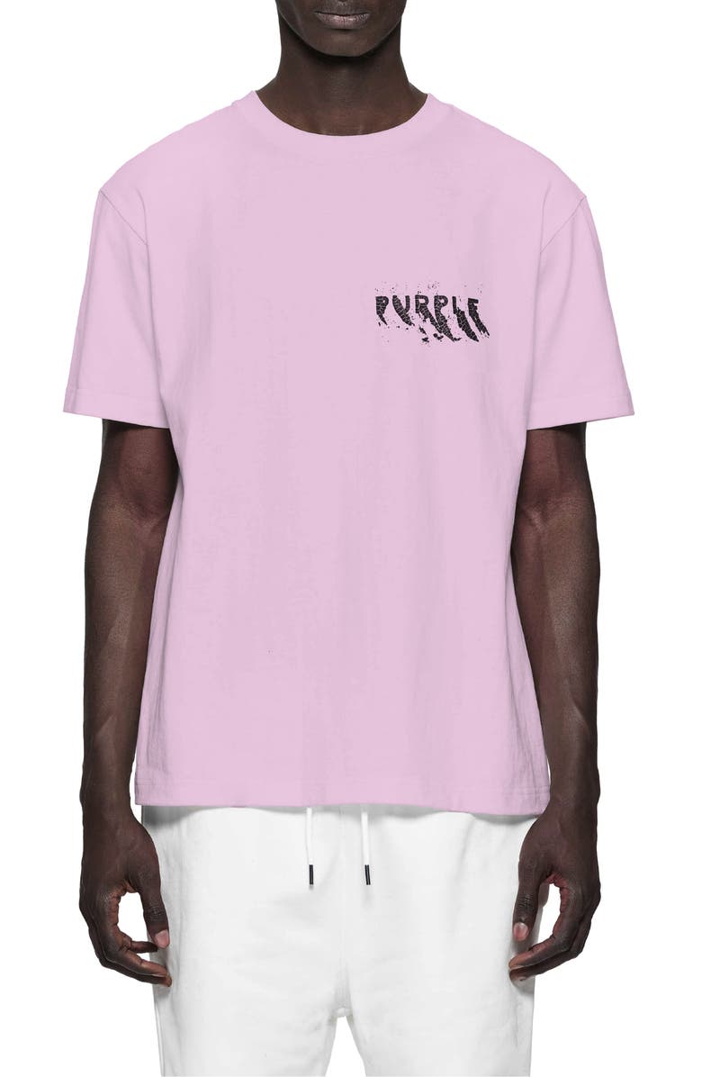 PURPLE BRAND Heavyweight Logo Graphic T-Shirt, Main, color, 