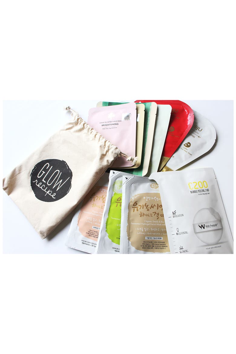 10 Days to Glow Hydrogel Beauty Mask Set, Alternate, color, NONE