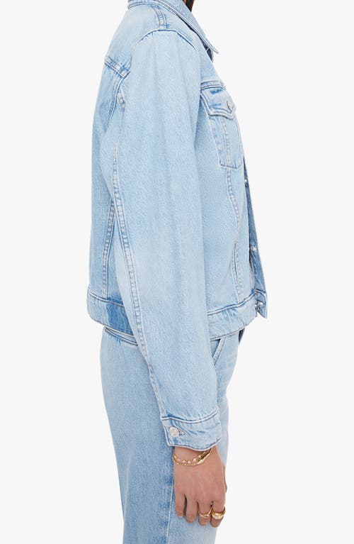 Mother The Bruiser Denim Jacket In Blue