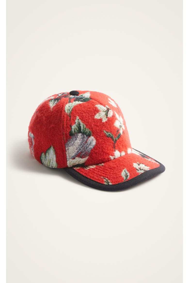 Babeball Cap, Alternate, color, Honolulu Jacquard Red