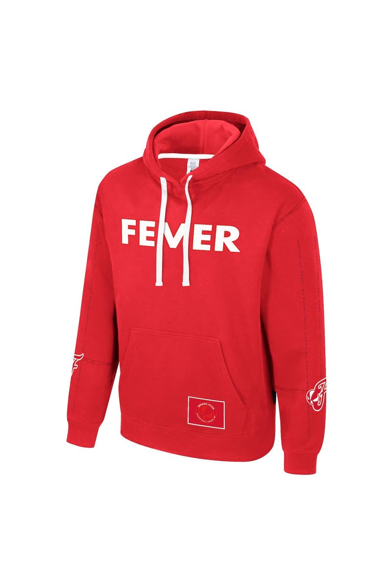 Stadium Essentials Unisex Stadium Essentials  Red Indiana Fever City Star Rebel Edition Pullover Hoodie, Alternate, color, 