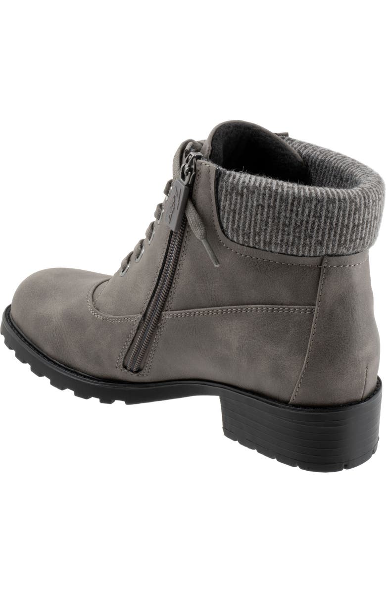 Trotters Bellamy Faux Fur Lined Bootie, Alternate, color, Dark Grey