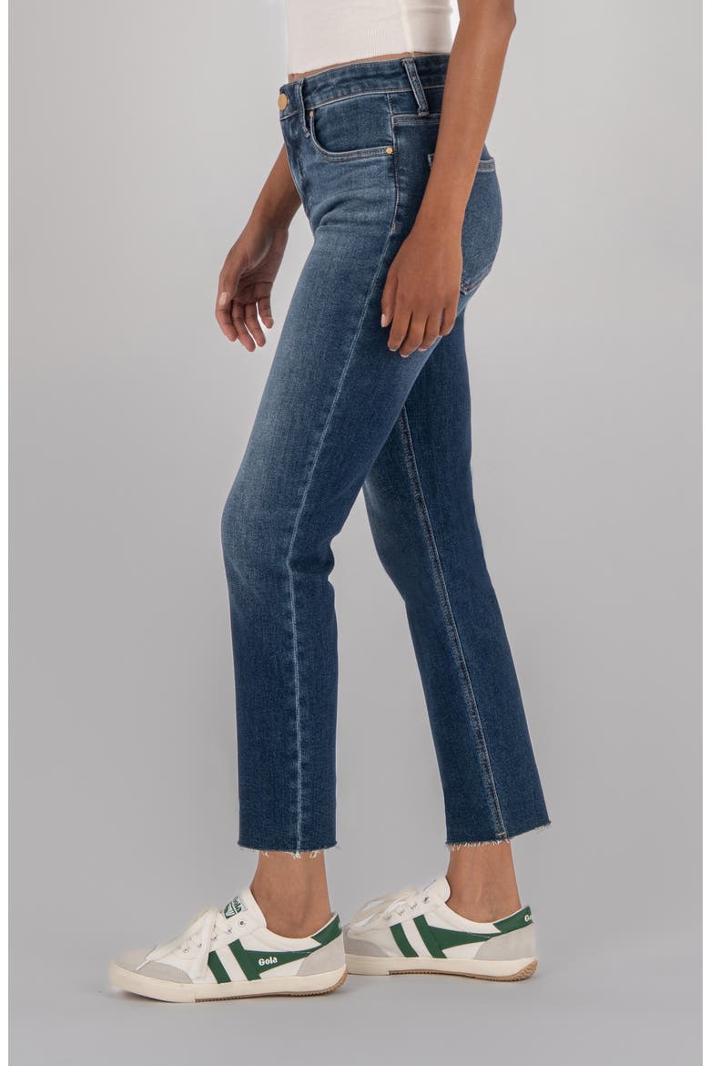 Rachael Raw Hem High Rise Mom Jeans, Alternate, color, EXPLORE