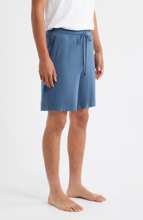 Daniel Buchler Modal Blend Pajama Shorts In Blue