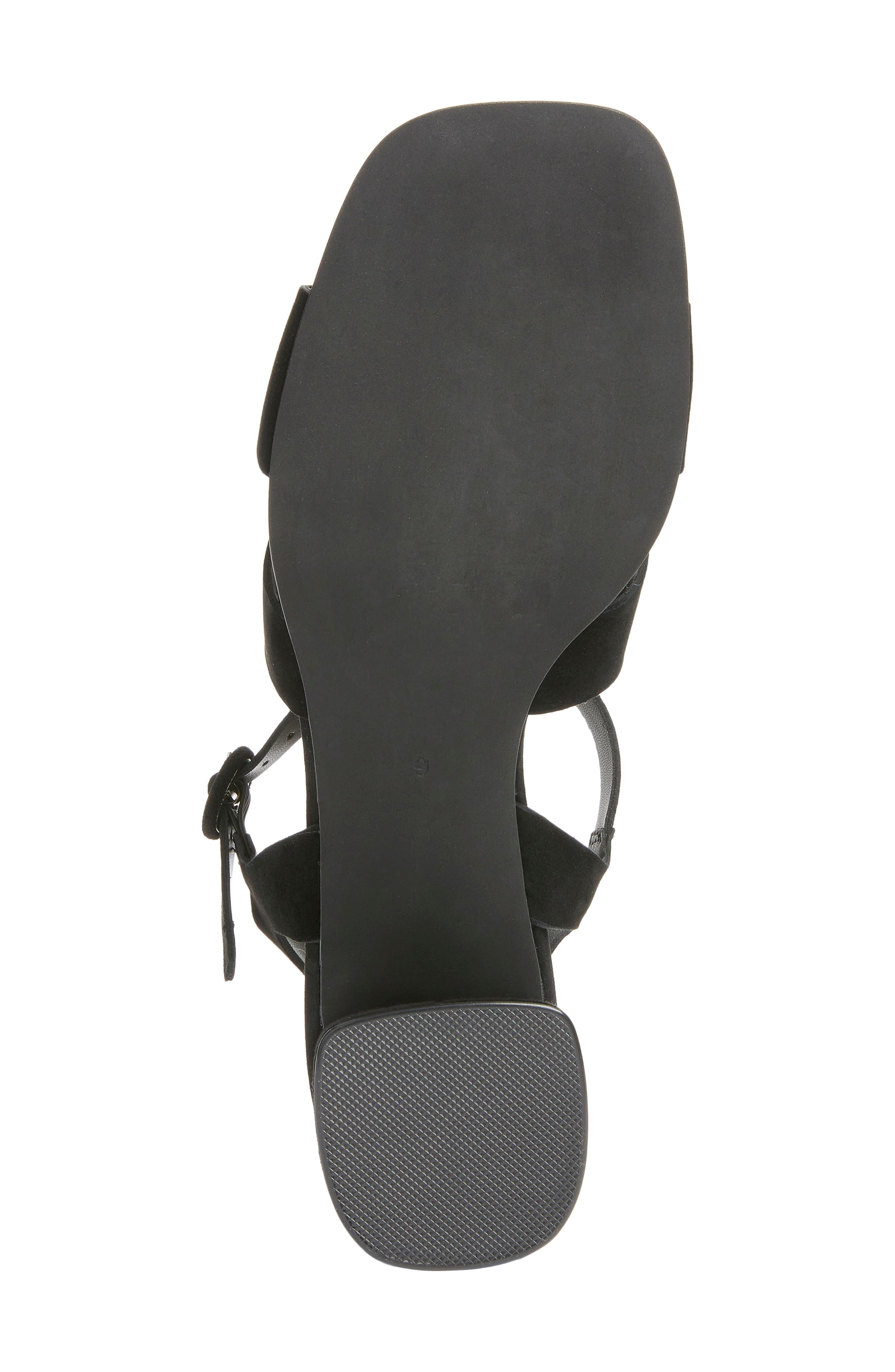 Jeffrey Campbell Rayet Strappy Block Heel Sandal, Alternate, color, Black Suede