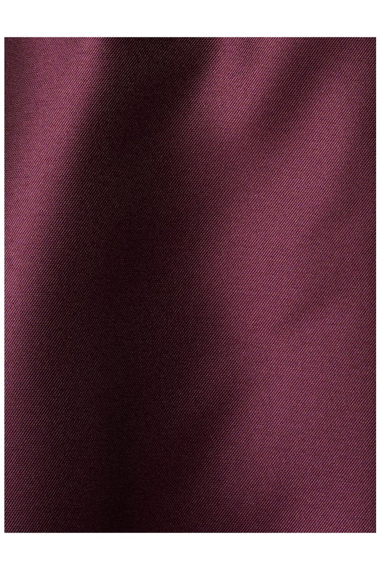 High-Low Mikado Gown, Alternate, color, PINOT NOIR