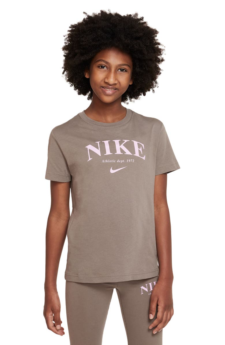 Nike Kids' Sportswear Trend Cotton Graphic Tee, Main, color, 