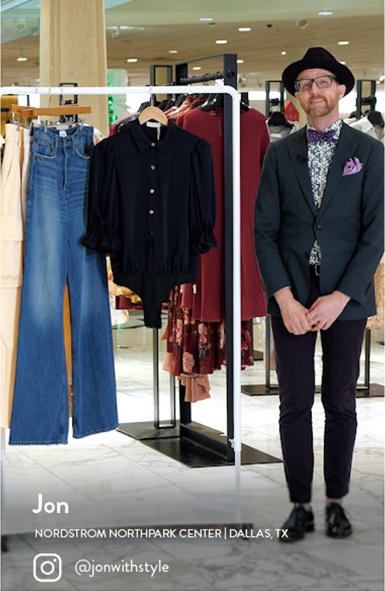 Dina Matte Satin Bodysuit, sales video thumbnail