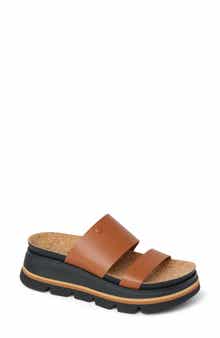 Reef Vista Luxe Siaa Platform Wedge Slide Sandal