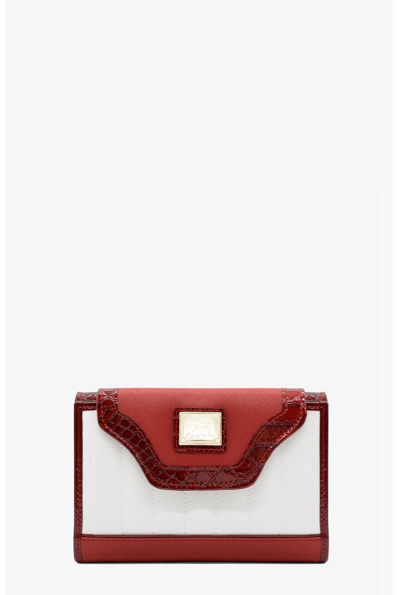 Grace Wallet 205, Main, color, Red / White