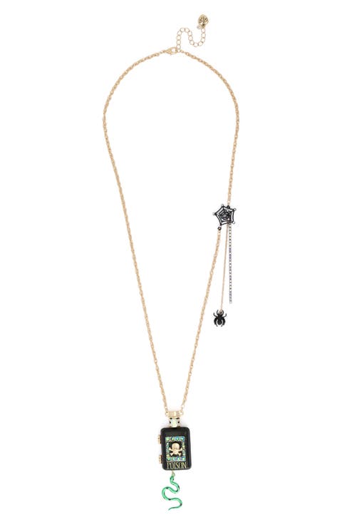 Poison Long Pendant Necklace