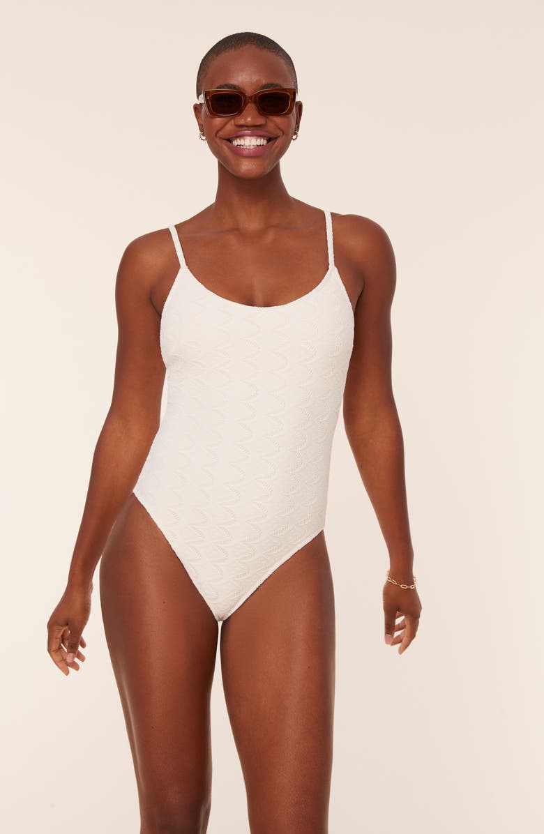 Andie The Amalfi One-Piece Swimsuit, Alternate, color, Gardenia