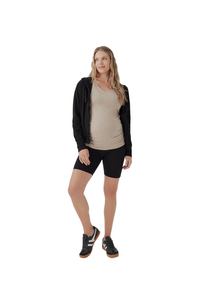 Pact Maternity On the Go-To Bike Short Made with Organic Cotton, Main, color, 