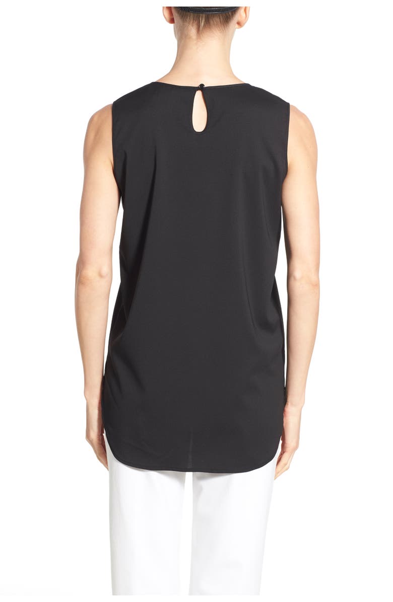 Ming Wang Sleeveless Woven Shell, Alternate, color, 