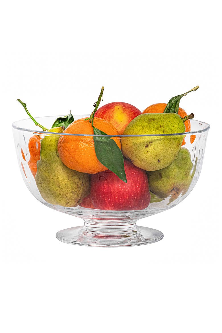 Puro Footed Glass Bowl, Alternate, color, CLEAR