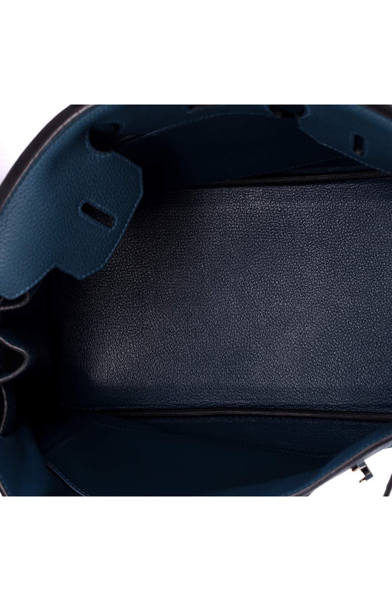 Pre-Owned Hermes Birkin Handbag Blue Togo with Palladium Hardware 30, Alternate, color, Colvert