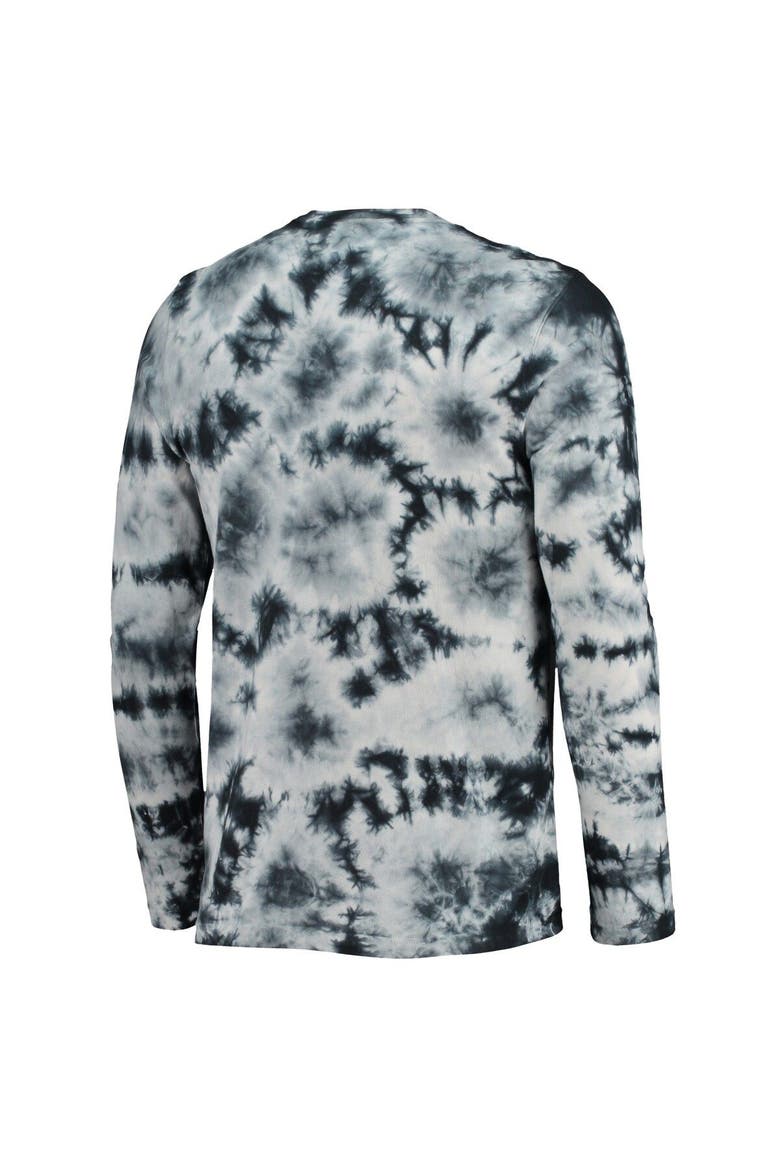 Men's New Era Black New Orleans Saints Tie-Dye Long Sleeve T-Shirt, Alternate, color, Black